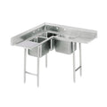 Corner Triple 3 Compartment Scullery Sink Size: 61' x 61'