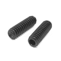 (1250 Pieces) M10-1.5x12 Class 45H Knurled Cup Point Allen Socket Set Screws Black Oxide
