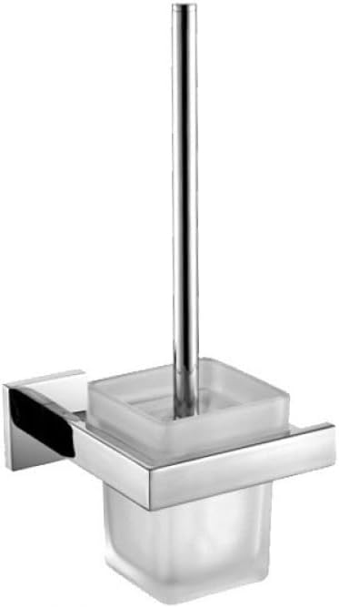 Bathroom Hardware 304 Stainless Steel Chrome Towel Rack Toilet Paper Holder Liquid Soap Holder Towel Bar Toilet Accessories Sets,CS Toilet Brush