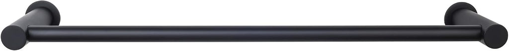 Top Knobs Hopewell Bath Single 31 1/2' Wall Mounted Towel Bar, Flat Black