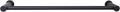 Top Knobs Hopewell Bath Single 31 1/2' Wall Mounted Towel Bar, Flat Black