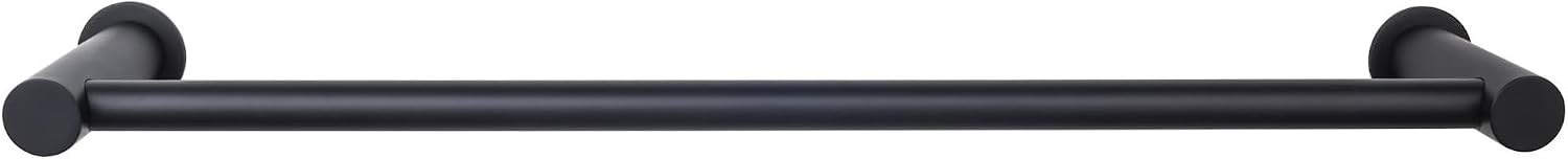 Top Knobs Hopewell Bath Single 31 1/2' Wall Mounted Towel Bar, Flat Black