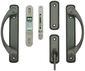 Andersen Newbury 2-panel Gliding Door Hardware Set in Oil Rubbed Bronze