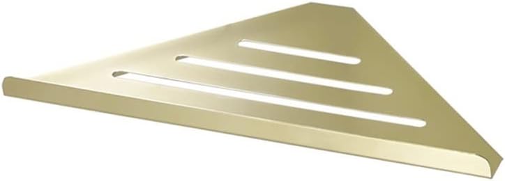 Gold Corner Shower Caddy Stainless Steel Bathroom Shelf Organizer Wall Mounted Kitchen Spice Rack with Floating Shelves