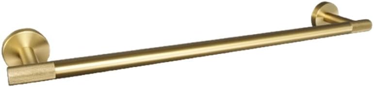 Gold Brushed Bathroom Accessories Hardware Set Towel Bar Rail Paper Holder Robe Hook Soap Dish Towel Hanger Shelf Toilet Brush,Single Towel Bar