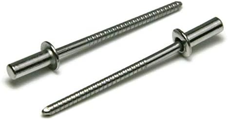 Closed End Sealed Pop Rivets 3/16#6CE Stainless Steel Blind Rivets 6-2, 3/16' x 1/8' Grip (0.020-0.125) QTY 1000