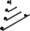 Bathroom Hardware Set Accessories Kit Brushed Stainless Steel Round Wall Rack Hand Bar Toilet Roll Paper Holder Robe Towel Hook,MB,45cm,Set