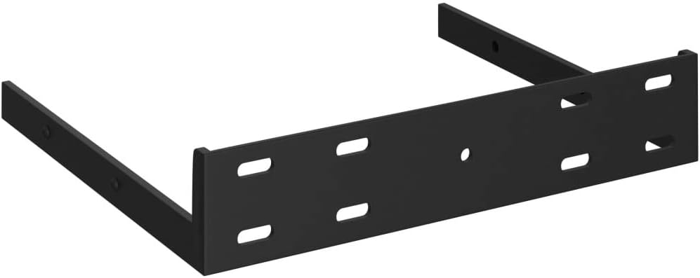4pcs Floating Corner Shelves, Wall Mounted Corner Storage Display Shelving for Bathroom, Bedroom, Living Room, Kitchen, High Gloss Black 13.8'x13.8'x1.5' MDF -AA