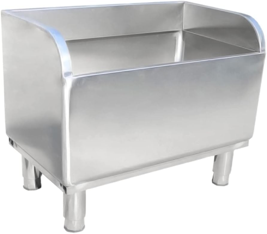 Stainless Steel 16 Gauge Mop Sink - 12' Deep Sink Bowl - Commercial Mop Sink Wash Station Tubs for Restaurant, Garages - with Adjustable Leveling Feet,Silver-80x41x55cm