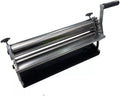 15.75in (40cm) Chrome Dough Laminator – Manual Pasta Maker for Noodles, Breads, Pizza, and Pastry – Adjustable Thickness Control, Durable Cast Iron and Steel Construction