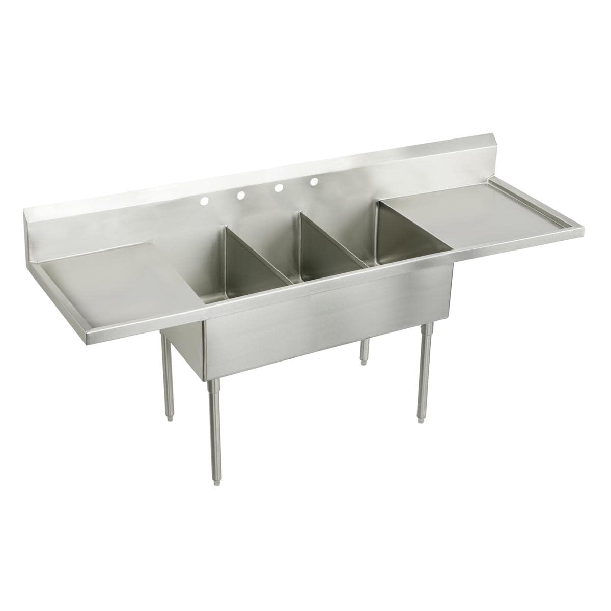 Ss Triple Compt Scullery Sink