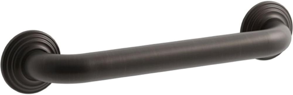 KOHLER 10540-2BZ Traditional 12-Inch ADA Compliant Grab Bar, Oil-Rubbed Bronze