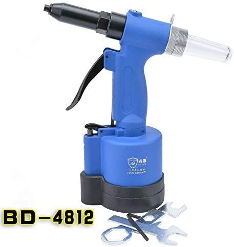 Air Rivet Gun Pneumatic Pop Hydraulic Riveter Efficient Heavy Duty Riveting Tools 90 PSI (Extended)