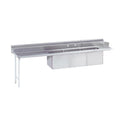 Advance Tabco DTC-3-2020-96L Dishtable with Three Compartment Sink, 20' x 20' x 12' Bowls, 23' Left Drainboard