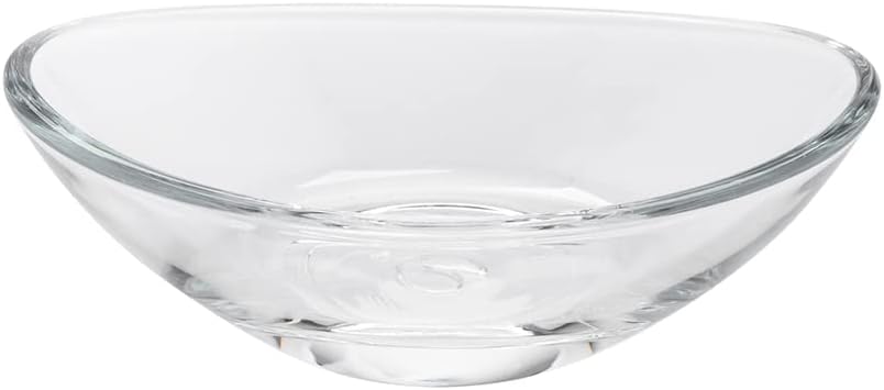 Restaurantware 2 Ounce Mini Glass Bowls 60 Dishwasher-Safe Glass Prep Bowls - Oval Lead-Free Clear Glass Prep Dishes For Desserts Or Appetizers For Spices Condiments Or Ingredients