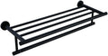 Modern Matte Black Bathroom Hardware Set with Brass Knurled Design Towel Bar Bath Robe Hook Shelf and Toilet Paper Tissue Holder Stylish and Functional Accessories for Your Bathroo
