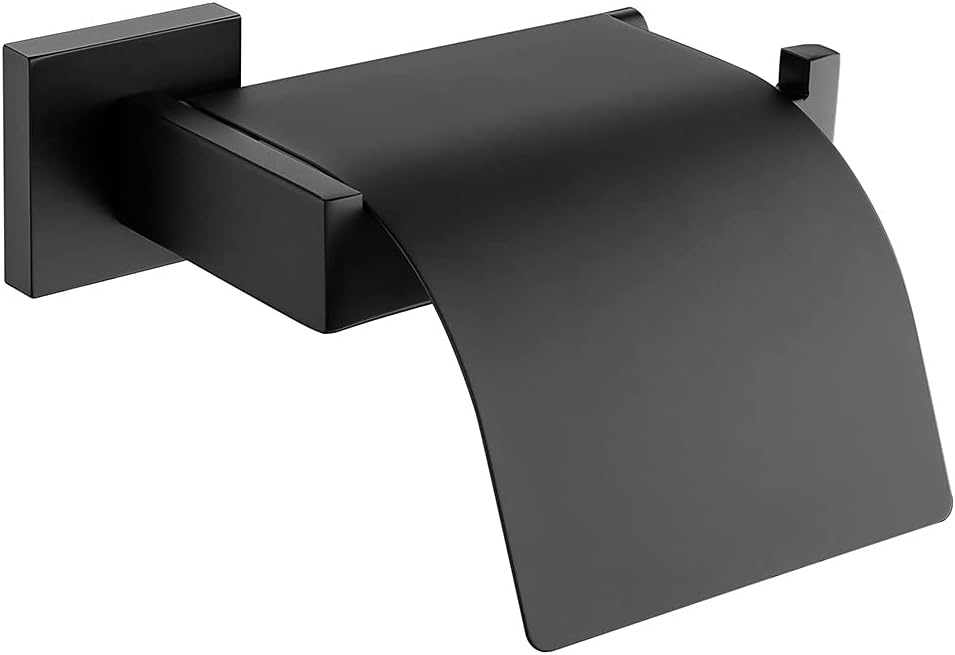 Matte Black Bathroom Accessories Set Wall Mount Stainless Steel Clothes Hook Toilet Paper Holder Towel Bar Kitchen Hardware,Paper Holder