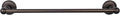 Top Knobs ED6ORBD Bath Edwardian Collection 18 Inch Single Towel Bar with Smooth Backplate, Oil Rubbed Bronze Finish