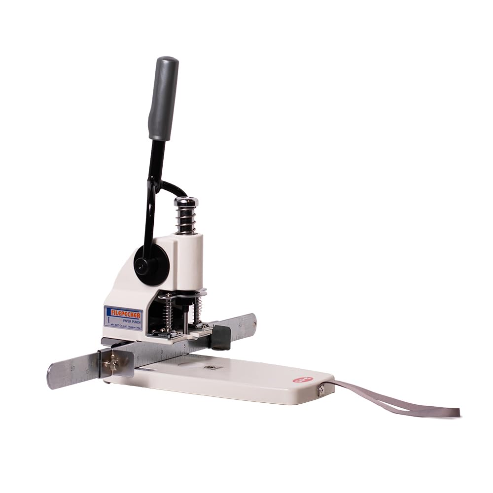 SPC Filepecker FP-1B High Capacity Paper Hole Punch for Home, School or Office - Punches Up to 300 Sheets of 20 lb Bond Paper