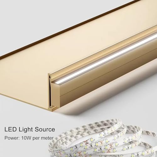 Floating Shelf with LED Light and Built-in Lithium Battery, Heavy Duty Commercial Display Shelf for Living Room, Kitchen, Restaurant, Home and Office