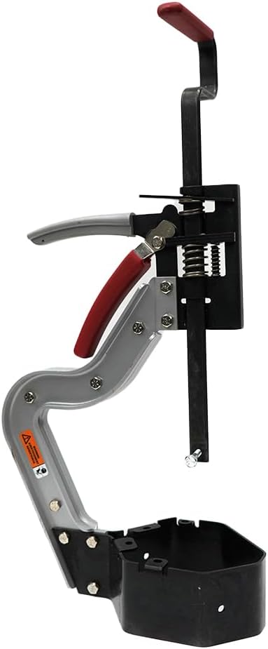 Malco GOT Gutter Outlet Punch Tool Frame – FRAME ONLY | Cuts Downspout Drop Holes in 5' & 6' K-Style Aluminum Gutter | Ratcheting Mechanism | Bench-Mount Ready | Compatible with GOP Series Punches