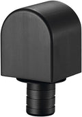 Black Stainless Steel Magnetic Door Punching Sticker Hidden Holders Floor Mounted Nail-Free Stops