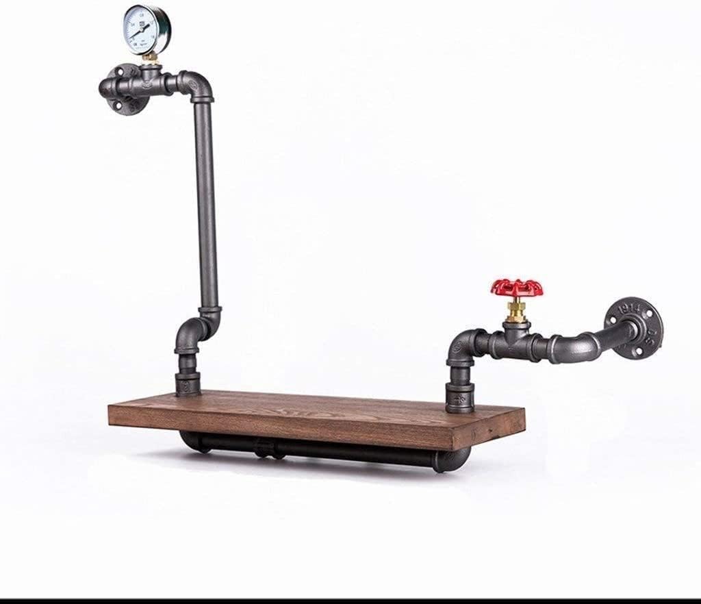 Floating Shelves for Wall Floating Shelves Rustic Corner Floating Shelves - Industrial Pipe Shelf with Towel Bar Bathroom Shelves Wall Mounted with Metal and Re