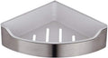 Shower Corner Shelf Wall Mounted Bathroom Storage Stainless Steel Satin Nickel