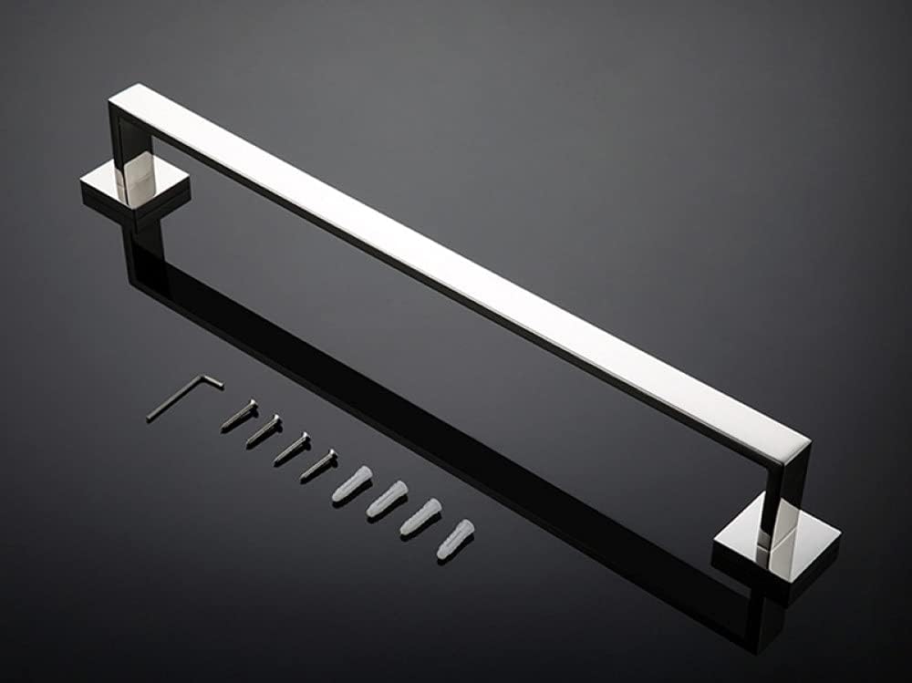 Bathroom Hardware 304 Stainless Steel Chrome Towel Rack Toilet Paper Holder Liquid Soap Holder Towel Bar Toilet Accessories Sets,CS Towel 1 bar