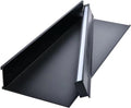 Floating Display Shelf With Built-in Illuminated LED Light And Transformer, Metal Wall Mounted Light-Emitting Bookshelf, Wall Decor, Lighted Display Stand ( Color : Black , Size : 1PCS-40x20cm )