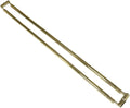 Bent s Door Handle Bronze Stainless Steel Handle Sliding Door Seal Glazed Pair Handle(38 * 1000mm)