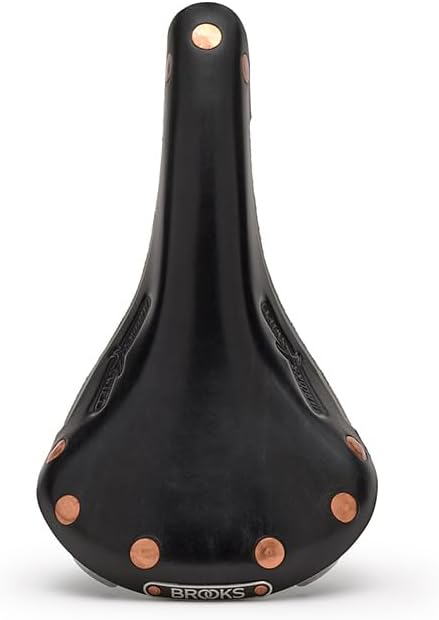 Brooks England Swift, Racing Leather Saddle with Hand-Hammered Copper Rivets