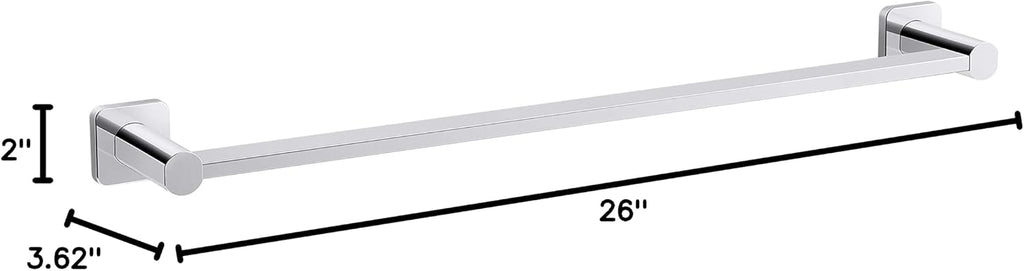 Kohler 23525-CP Parallel® 24' Towel bar, Polished Chrome