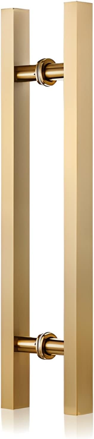 Industrial Pull Door Handle with Screwdriver Rusoof Sliding Glass Interior Handle 120cm/47.2in Kitchen Warehouse Hardware Goud Includes Installation Tools