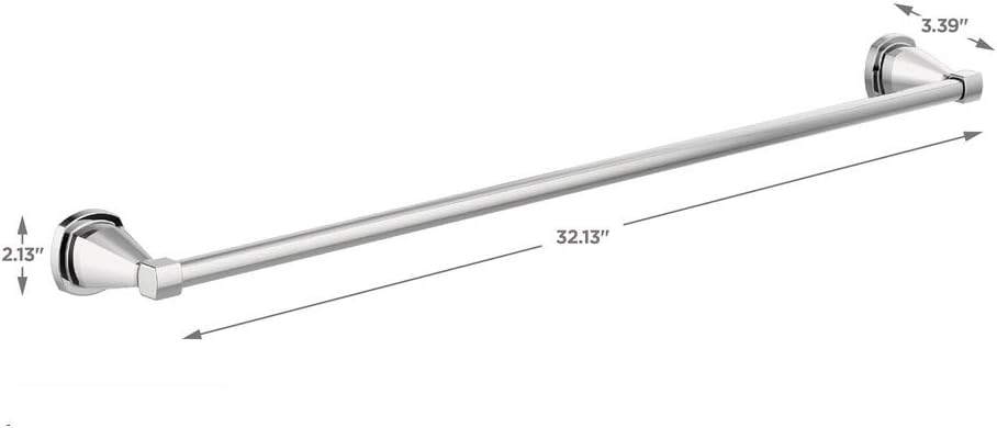 Delta Faucet 77630 Stryke Towel Bar, 30 inch, Chrome