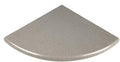 Tenedos Premium Gray Granite & Grey Marble 9' Corner Shelf, Polished Finish, Durable Natural Stone, Perfect for Bathroom or Shower Storage, Set of 2 Shelves