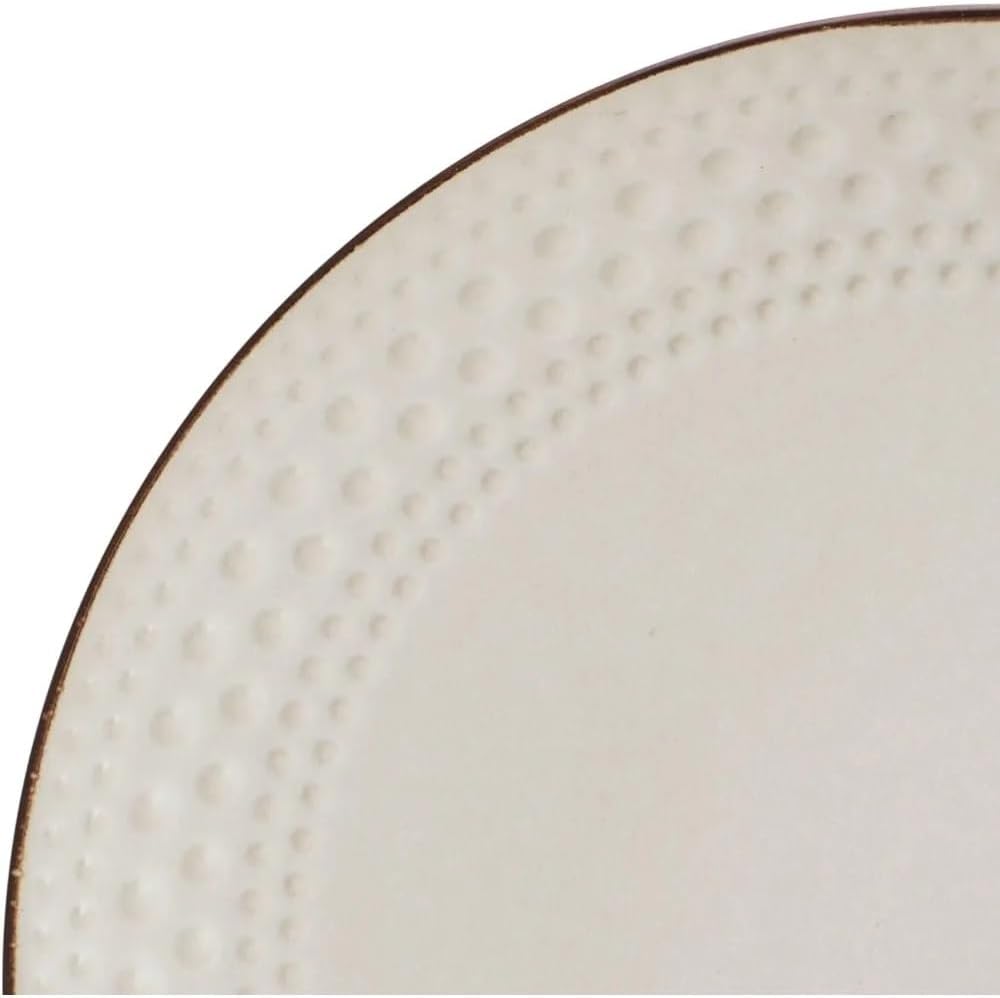 Cream Dish Kitchen Tableware Set of Plates 12 Piece Dinnerware Ceramic Dishes to Eat Plate Dinner Sets