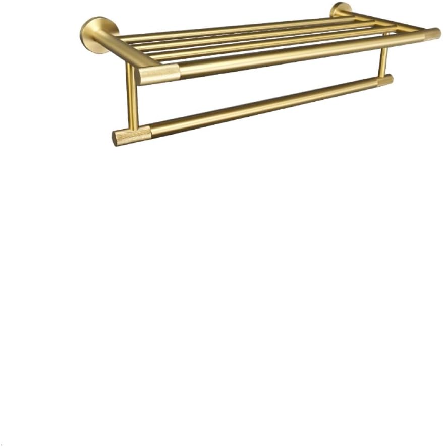 Golden Towel Rack Towel Bar Ring Brushed Gold Hardware Set Robe Coat Hook Toilet Tissue Paper Holder Bathroom Accessories Kit,Towel Rack