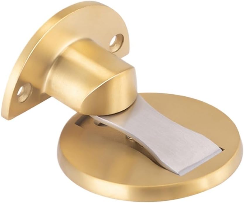 Stainless Steel Magnetic Door Stopper Punch-Free Touch Suction Rubber Anti-Collision Stop