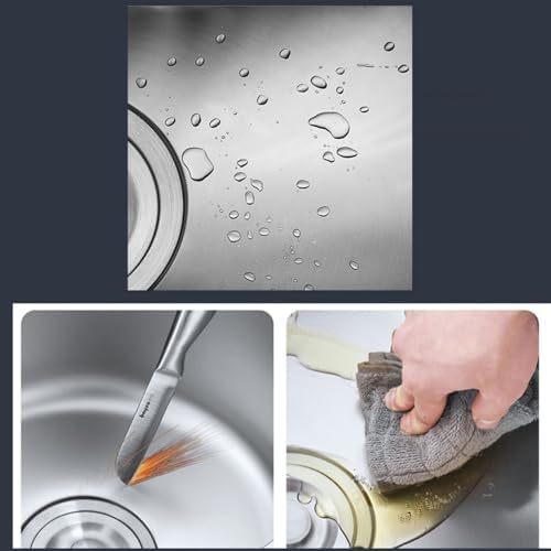 Freestanding Utility Sink,Outdoor Sink Set,Freestanding Stainless Steel Utility Sink, Commercial Kitchen Sink with Faucet, Single Bowl Sink for Laundry Room(One Color-48x35cm(19x14inch)