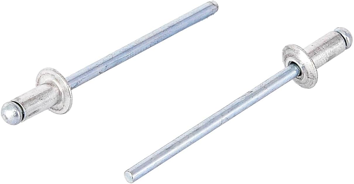 JEGS Hood And Deck Install Kit | Made In USA | Slotted Head | Kit Includes (10) Self-ejecting Fasteners, (10) Springs, (10) 90in.Brackets, (50) Steel, And (20) Aluminum Pop Rivets