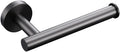 Modern Stainless Steel Bathroom Accessories Set with Towel Rack Toilet Paper Holder Bar Hanger Hook Brushed Gunmetal Grey Finish Rust Resistant and Durable Easy Installation Comple