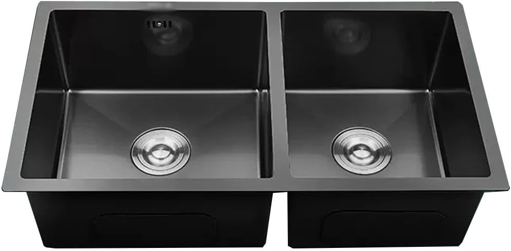 Single Bowl Home Stainless Steel Sink Built-in Undermount Sink Double Bowl Sink Kitchen Dishwashi Table Ware Basin (78 * 43 * 22Cm