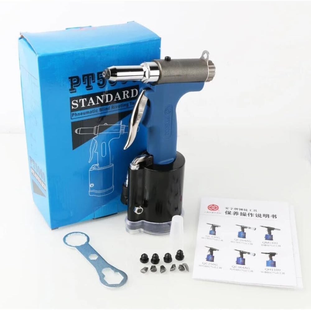 Air Hydraulic Pop Rivet Gun Pneumatic Riveter Riveting Tool Industrial Hand Tool Heavy-Duty Riveter Tool Set