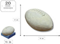 Stone Ball Statue Concrete Football Ball Garden Decor Outdoor Ball American Football Ornament Yard Ball Figure Football Lover Gift