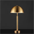 SAFAVIEH Couture Lighting Collection Harvey Modern Metal Dome Gold 26-inch Bedroom Living Room Home Office Desk Nightstand Table Lamp (LED Bulb Included)