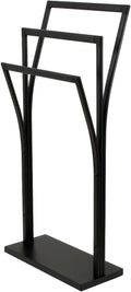 Kingston Brass SCC3300 Edenscape Freestanding Y-Style Towel-Rack, Matte Black 16.56 x 9.88 x 34.44