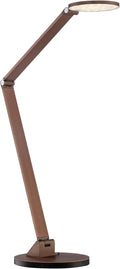Possini Euro Design Magnum Modern Minimalist Desk Table Lamp LED Adjustable Arm Head 36' Tall French Bronze Brown Metal Decor for Living Room Bedroom House Bedside Nightstand Home Office Reading