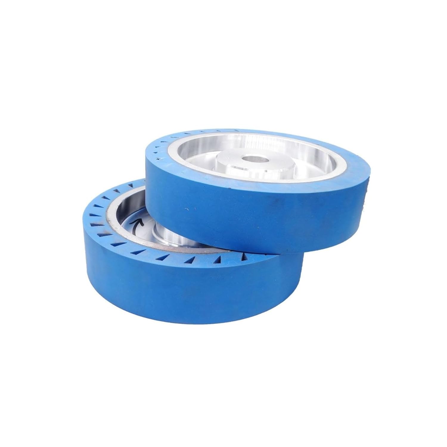 1PCS Gemstone Grinding with Sanding Belt Machine Diamond Rubber Polishing Wheel(8inch (200mm) x50mm,Hole 32mm)