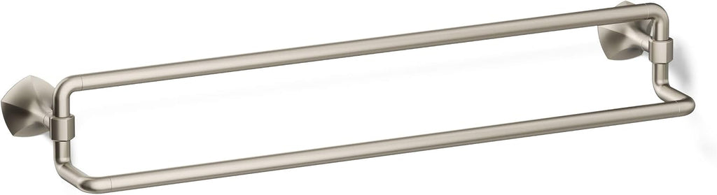 Kohler 27062-BN Occasion® 24' Double Towel bar, Vibrant Brushed Nickel